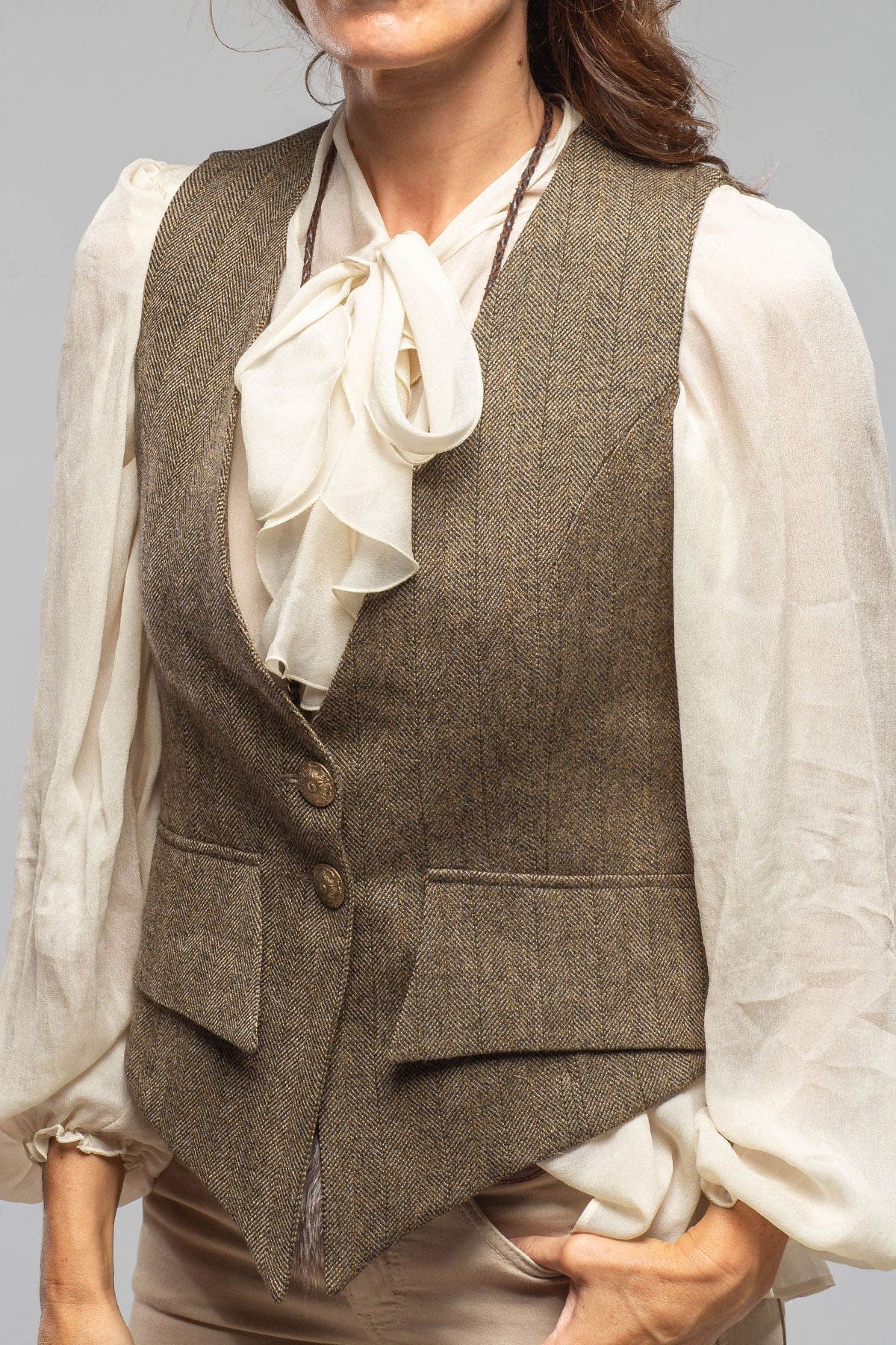 T.ba | Sonnet Tweed Vest | Axel's of Vail