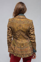 Sullavan Jacket In Green Paisley Jacquard - AXEL'S