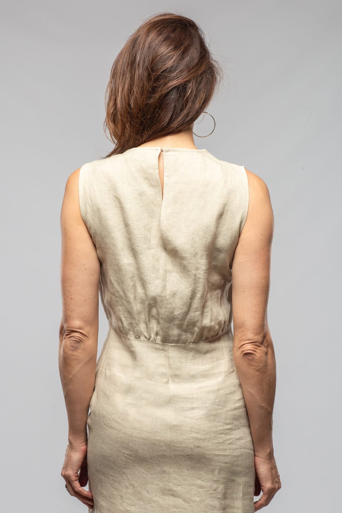 T.ba Toscana Linen Dress In Stone | Ladies - Dresses