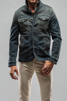 Chase Denim Jacket In Anthracite - AXEL'S