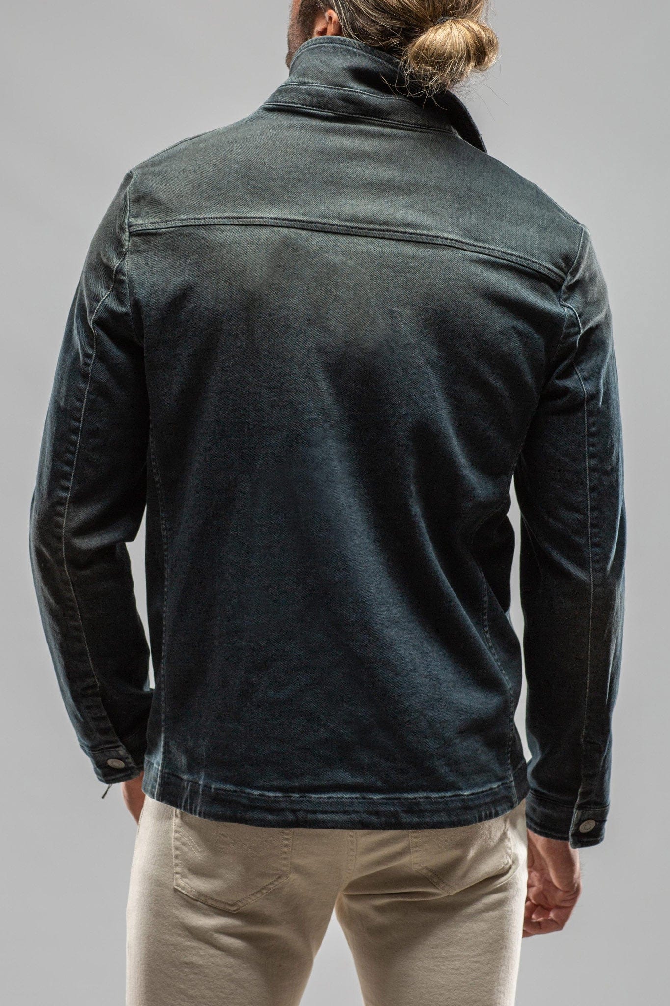 Chase Denim Jacket In Anthracite - AXEL'S