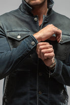 Chase Denim Jacket In Anthracite - AXEL'S