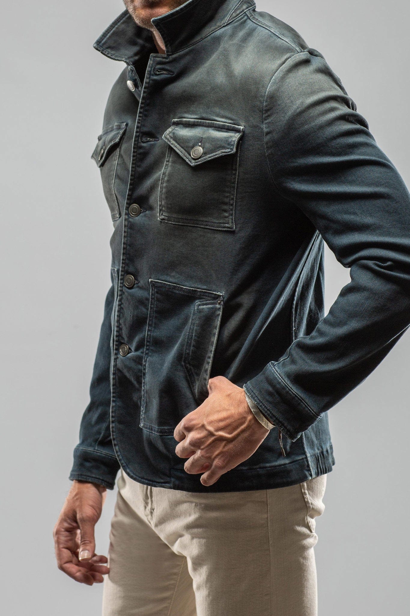 Chase Jacket In Anthracite - AXEL'S