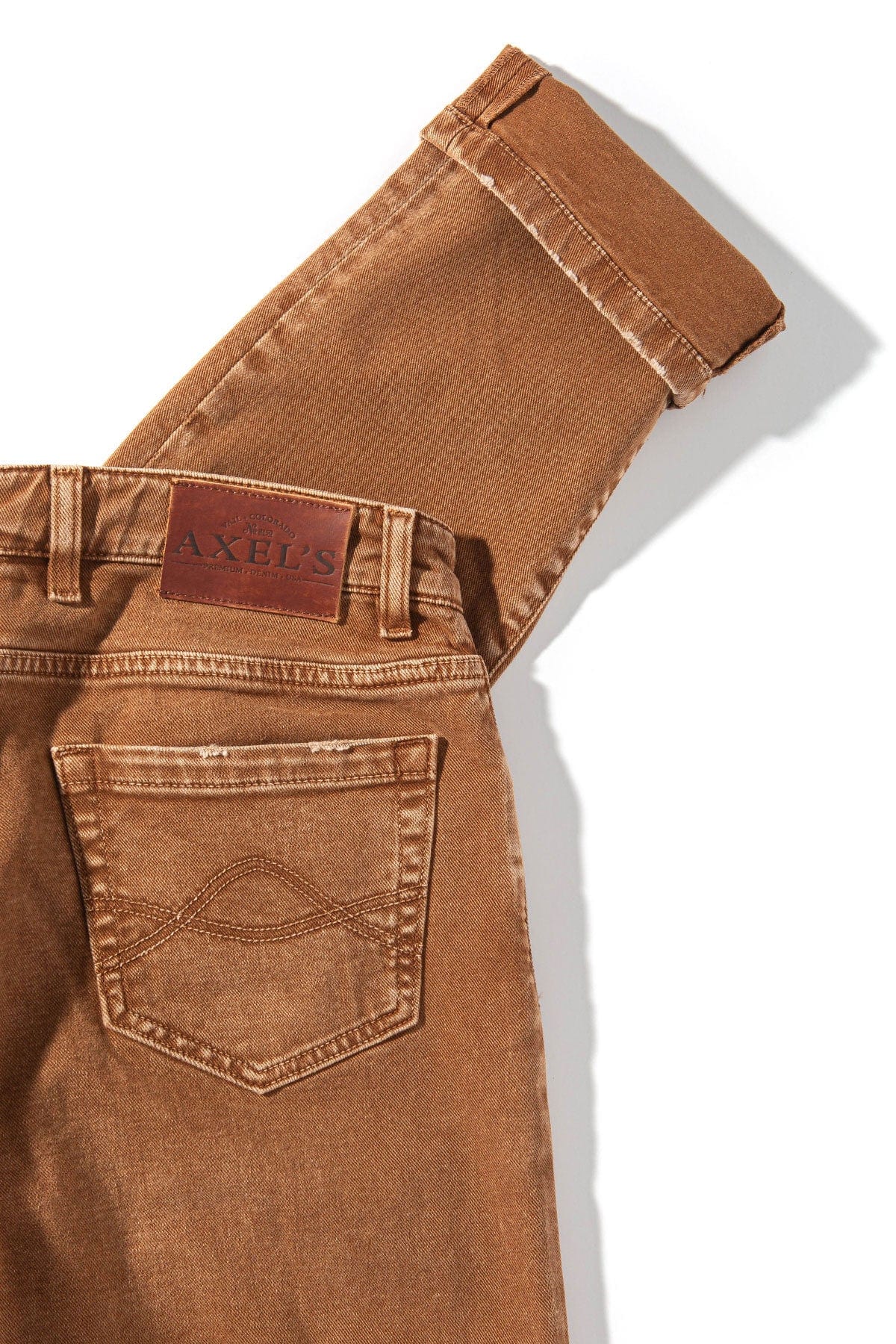 Axel's Premium Denim Silverton Worn-In Slim Denim In Ruggine | Mens - Pants - 5 Pocket