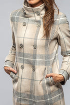 Annemarie Plaid Dbl Brstd Plaid Coat - AXEL'S