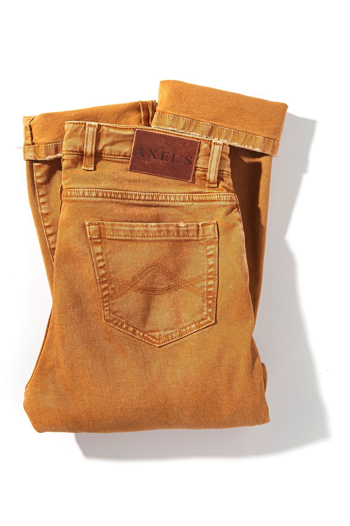 Axel's Premium Denim Silverton Denim In Papaya | Mens - Pants - 5 Pocket