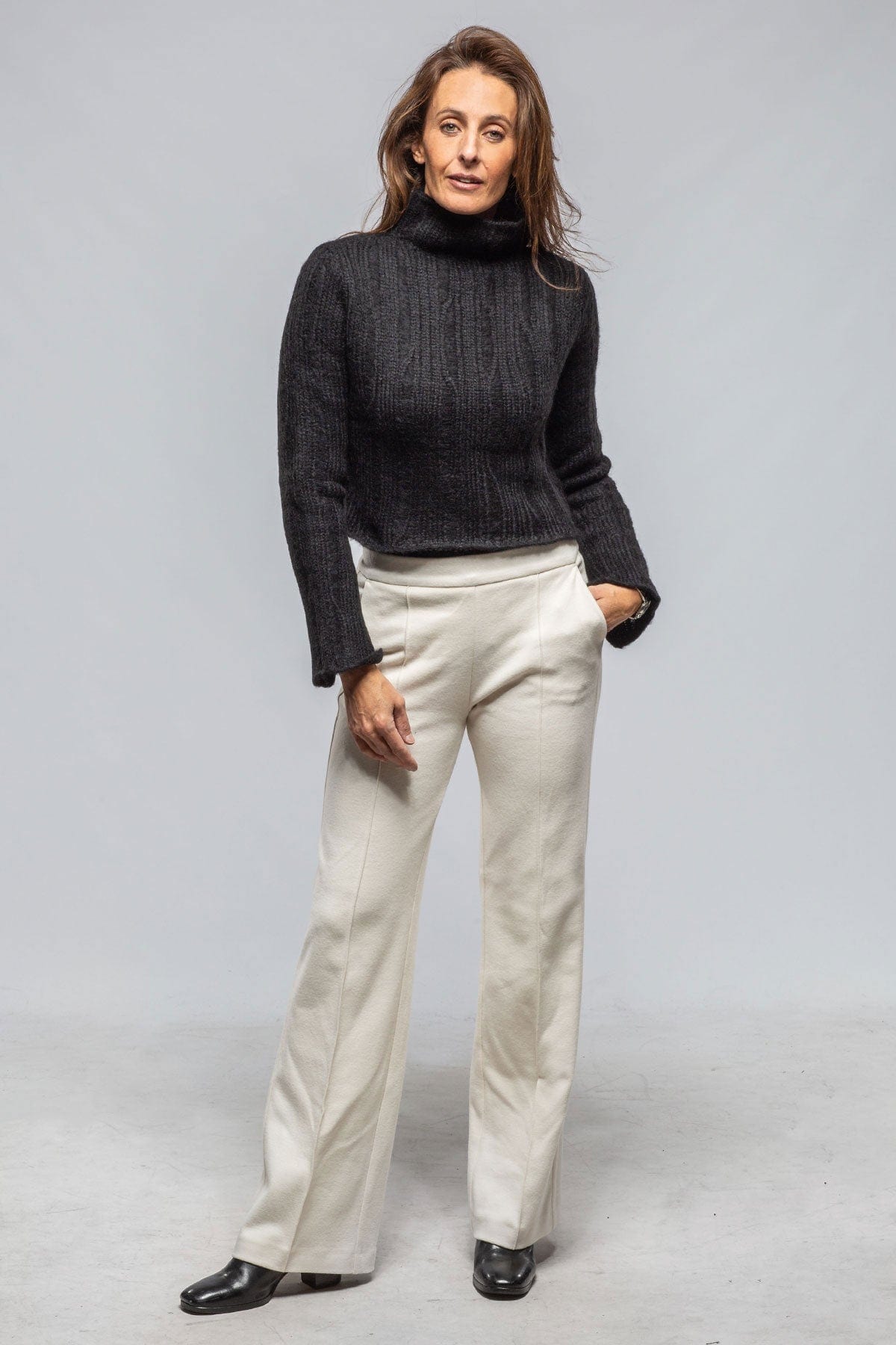 トップス mieajunar carol alpaca knit Alpaca And Merino Wool Oversized Chunky Knit Short Cardigan