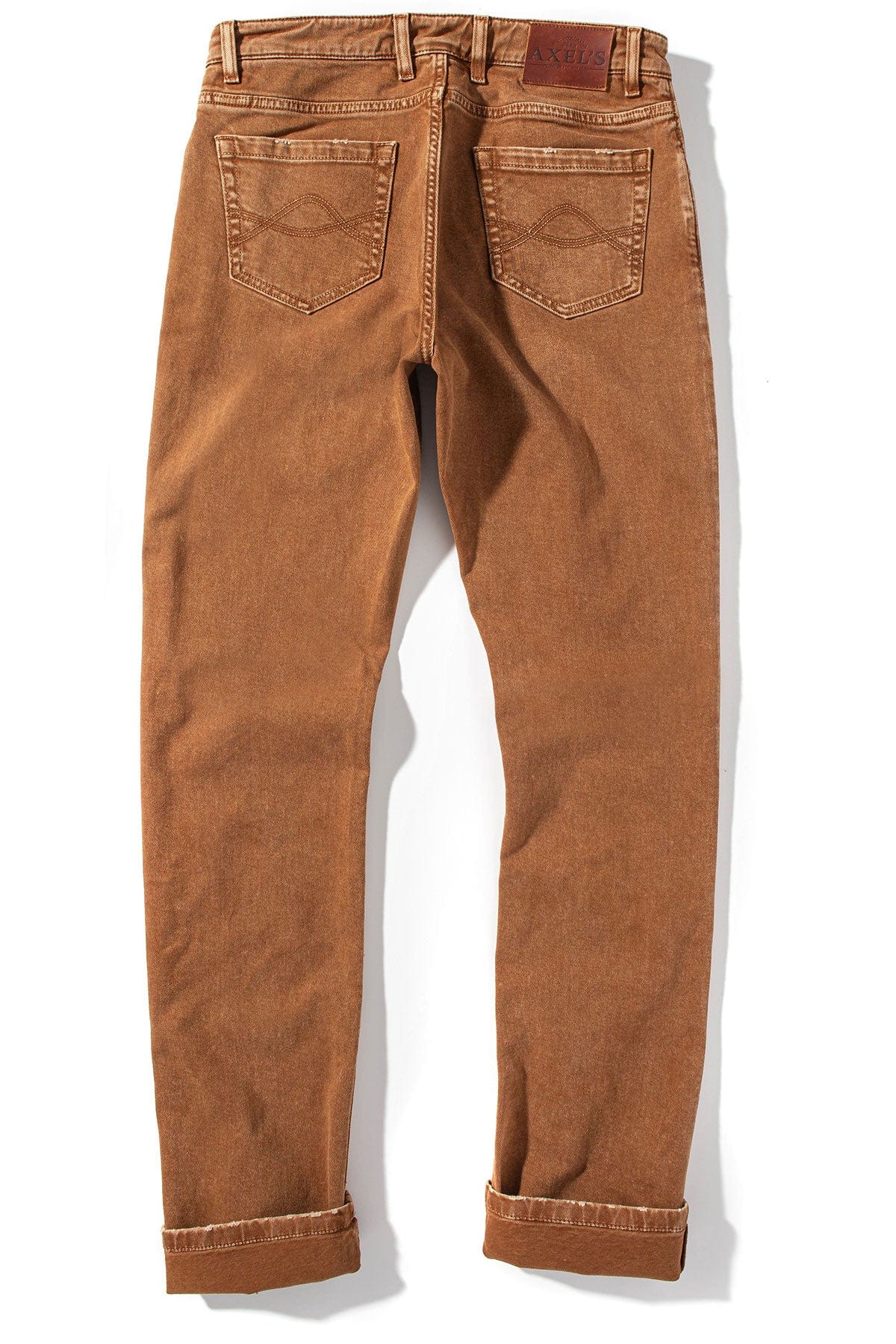 Axel's Premium Denim Silverton Worn-In Slim Denim In Ruggine | Mens - Pants - 5 Pocket