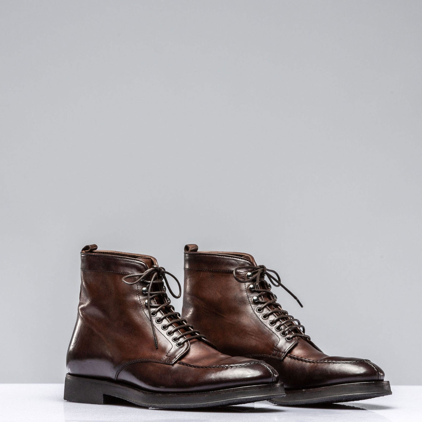 Alpina Boot In Washed Mogano - AXEL'S