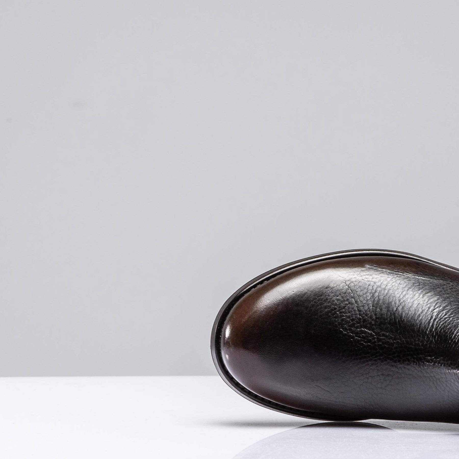 Alberto Fasciani Zoe Moto Boot In Antique Black | Axel's of Vail