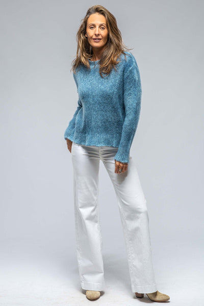 Gigi Alpaca Sweater in Water - AXEL'S
