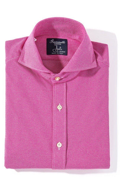 Menerbes Jersey Shirt in Fuchsia - AXEL'S