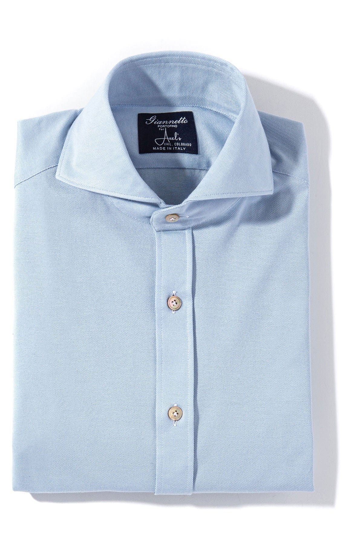 Menerbes Jersey Shirt in Light Blue - AXEL'S