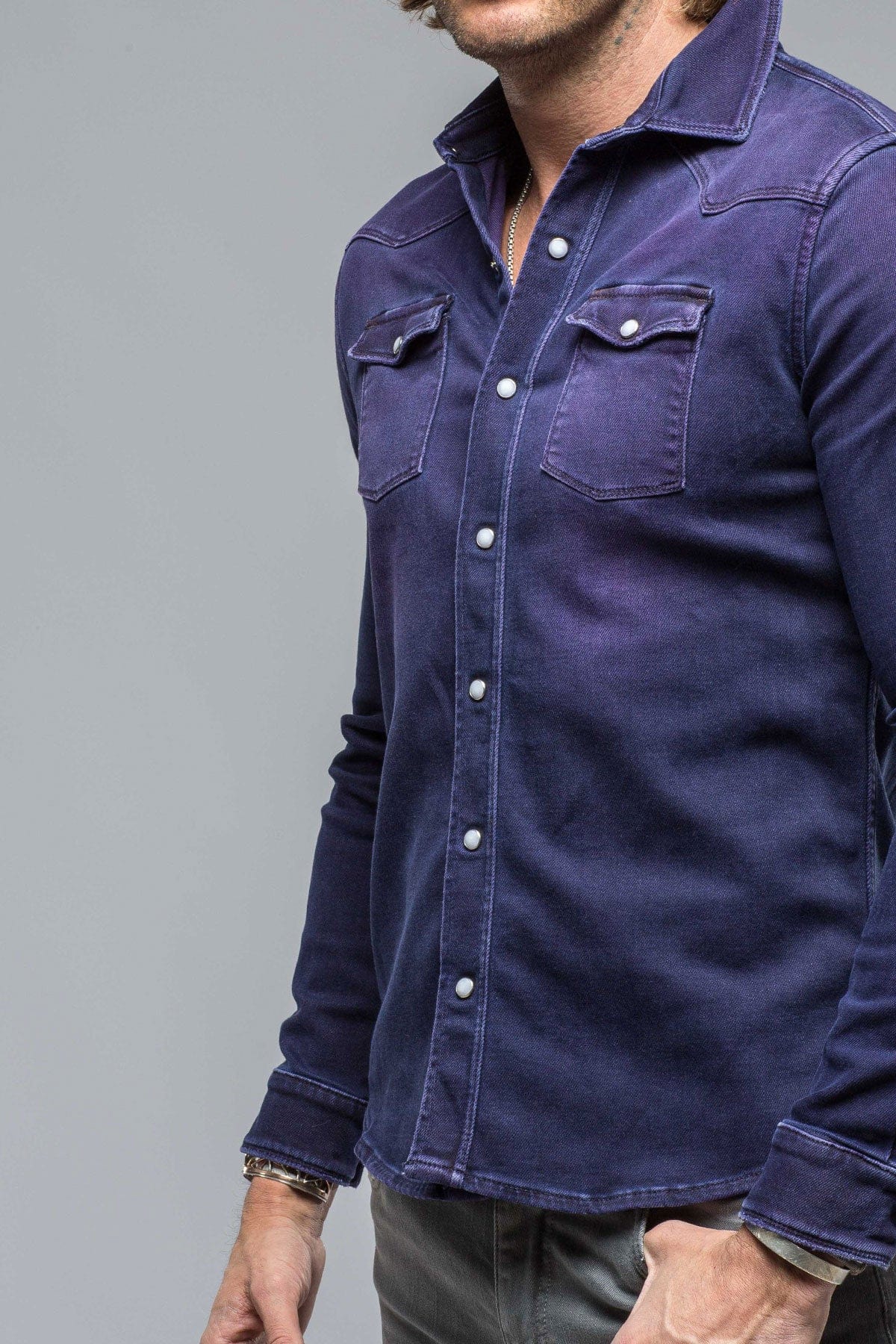 Mサイズ　LIDNM Denim Western Shirt Mサイズ LIDNM Denim Western Shirt