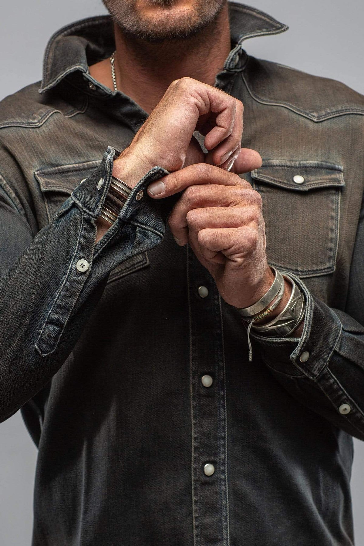 Axel Roper Roper Over-Dyed Western Snap Shirts – AXEL'S