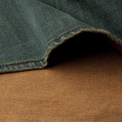 Roper Western Snap Shirt in Overdyed Ruggine - AXEL'S