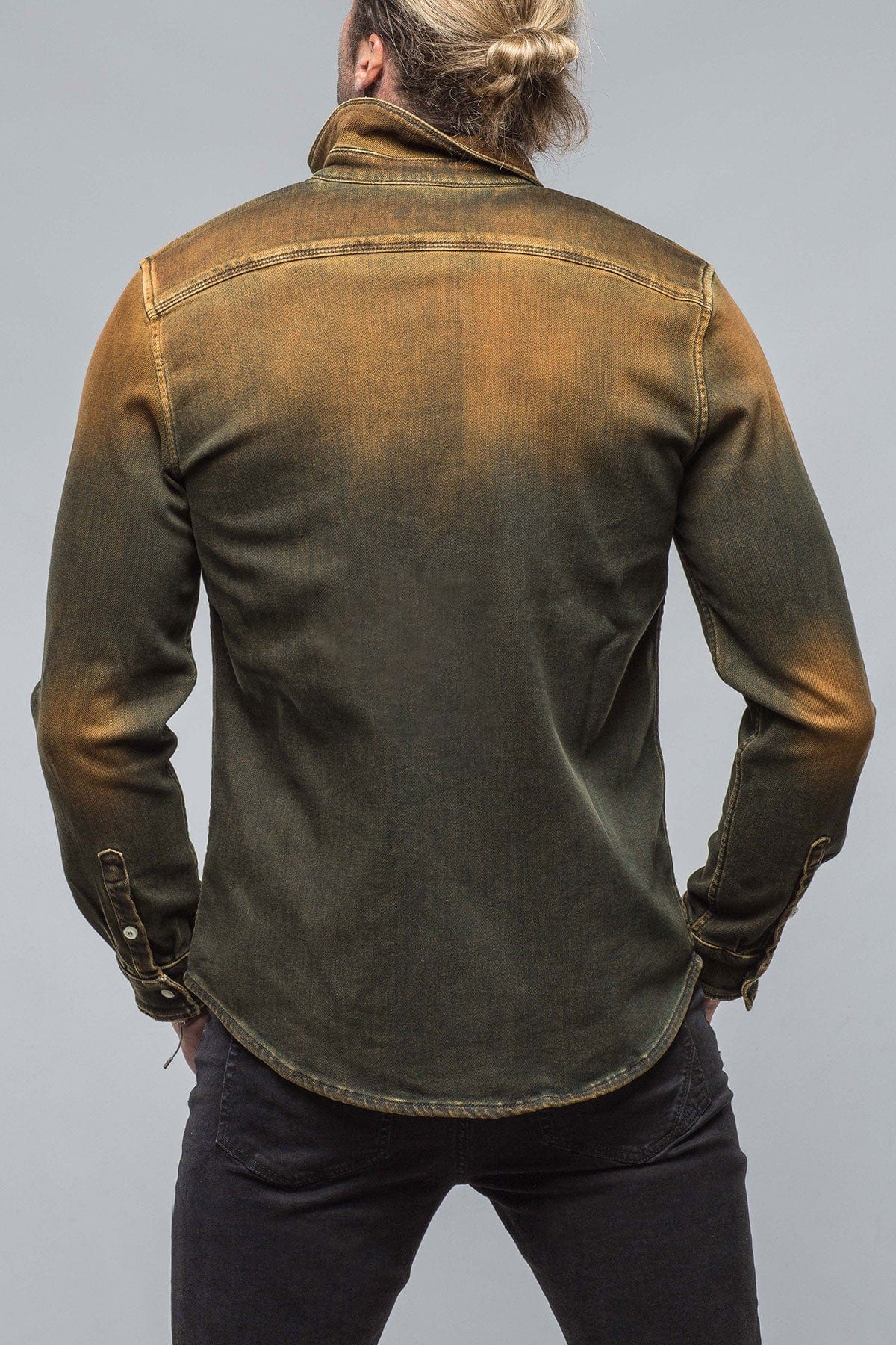 Roper Over-Dyed Western Snap Shirt In Papaya - AXEL'S