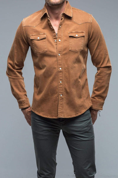 Roper Western Snap Shirt in Stoned Ruggine - AXEL'S