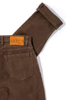 Silverton Moleskin Pants In Liquirizia - AXEL'S