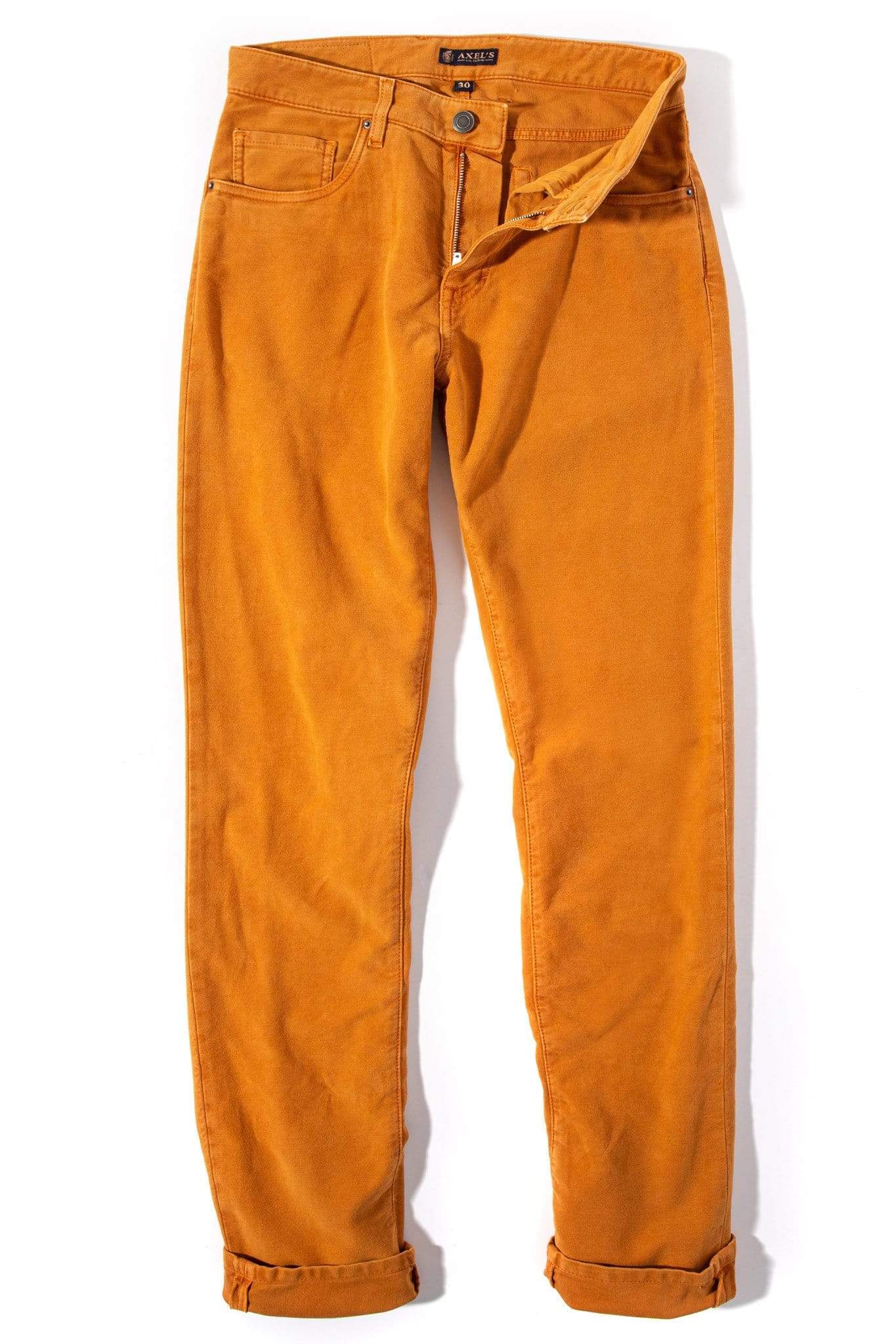 Silverton Moleskin Pants In Papaya - AXEL'S