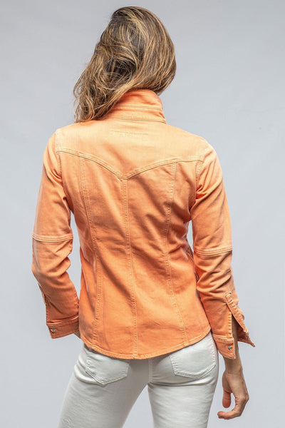 Sweetwater Denim Shirt In Tangerine - AXEL'S
