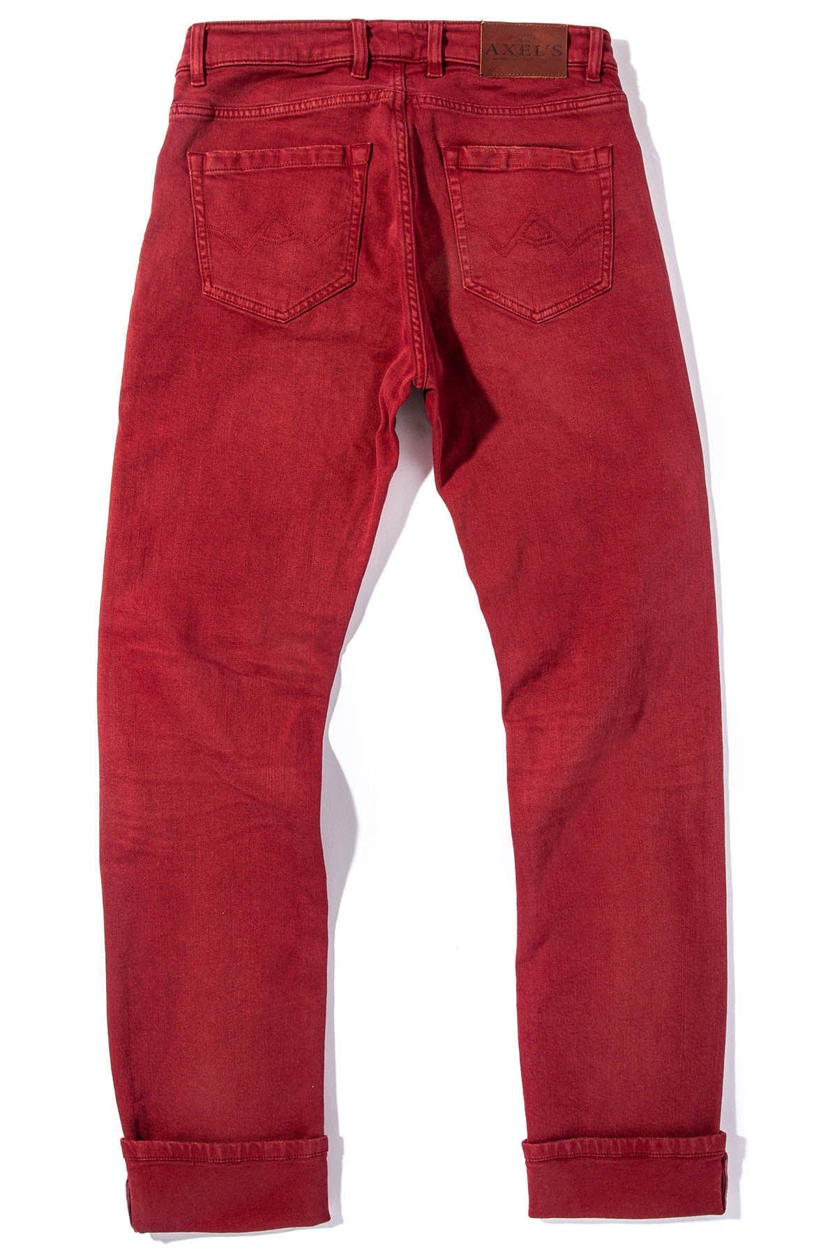 Axel's Premium Denim Tucson Selvedge Denim In Cherry | Axel's of Vail