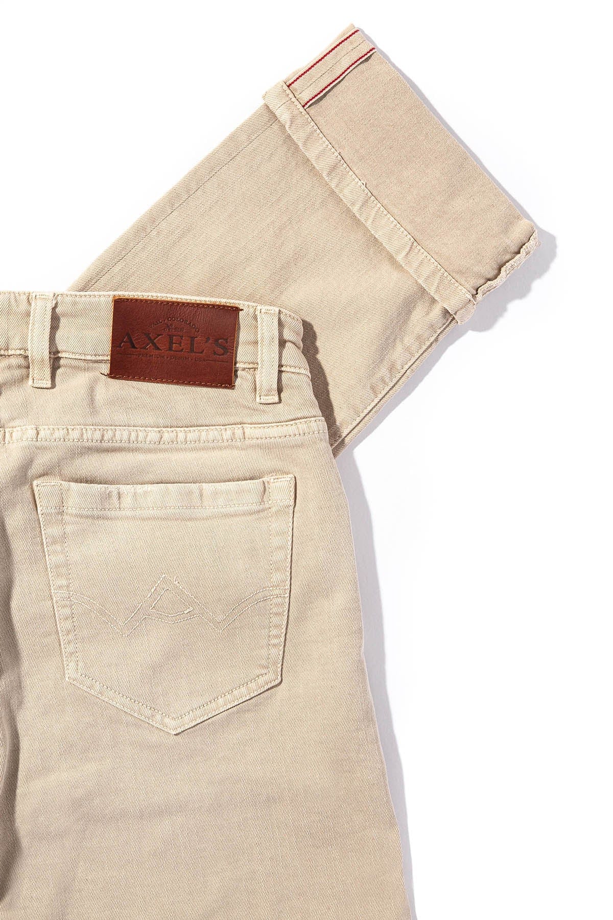 Axel's Premium Denim Tucson Selvedge Denim In Ecru | Axel's