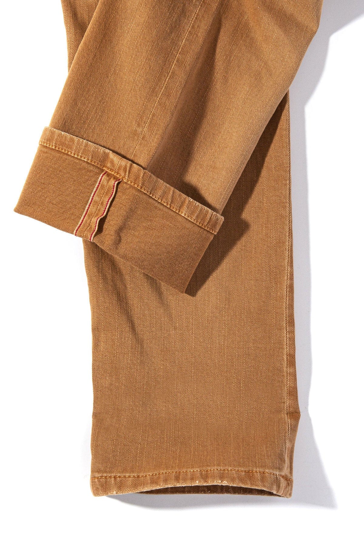 Axel's Premium Denim Tucson Selvedge Denim In Gold | Axel's of Vail