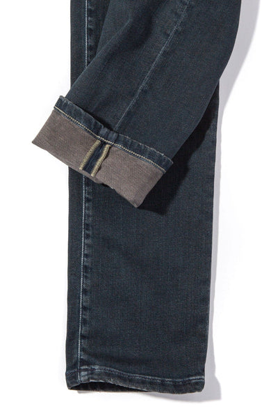 Waylon Over-Dyed Stretch Denim In Anthracite - AXEL'S