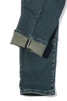 Waylon Over-Dyed Stretch Denim In Cactus - AXEL'S
