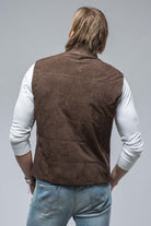 Rye Suede Vest in Chocolate - AXEL'S