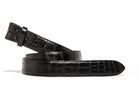 Black Alligator Matte Strap - AXEL'S