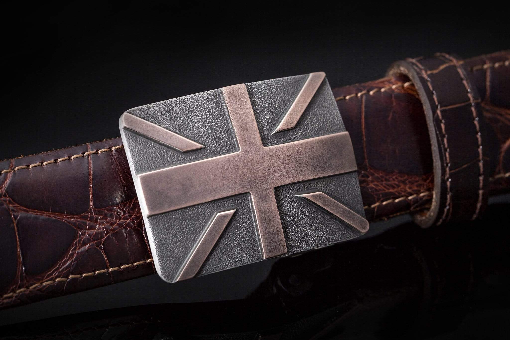 Union jack belt buckle on sale