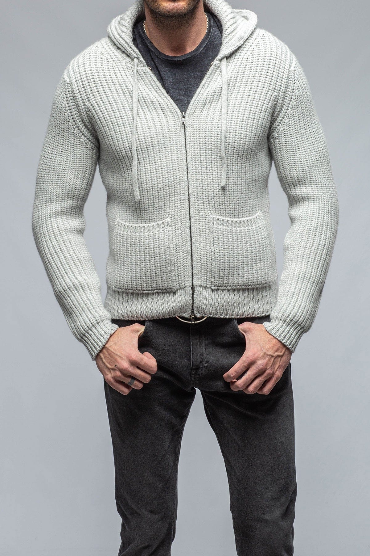 Grafton Chunky Cashmere Hoodie - AXEL'S