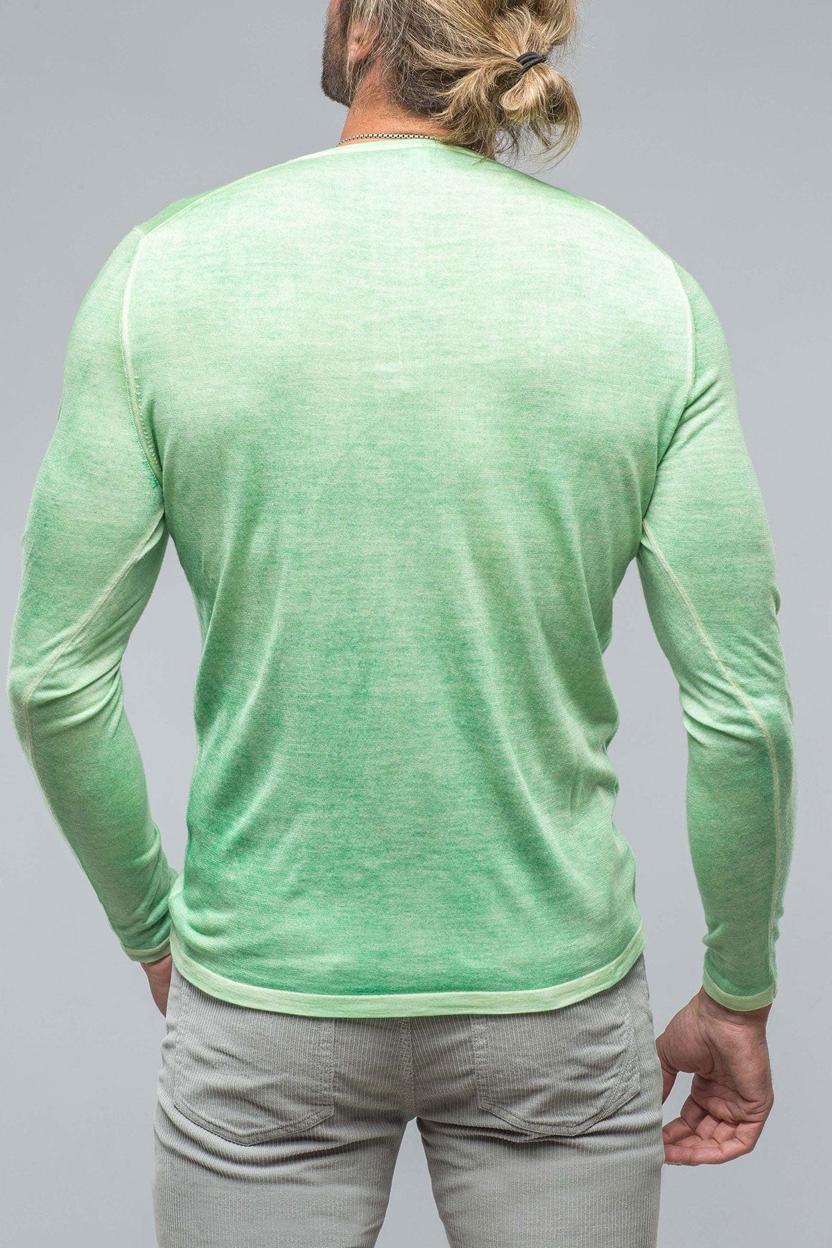 Matteo Cashmere Crew In Green - AXEL'S