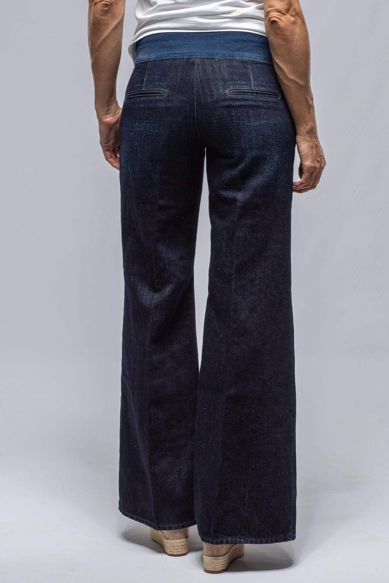 Wide-leg denim jeans pants, womens wide-leg pants, denim trousers