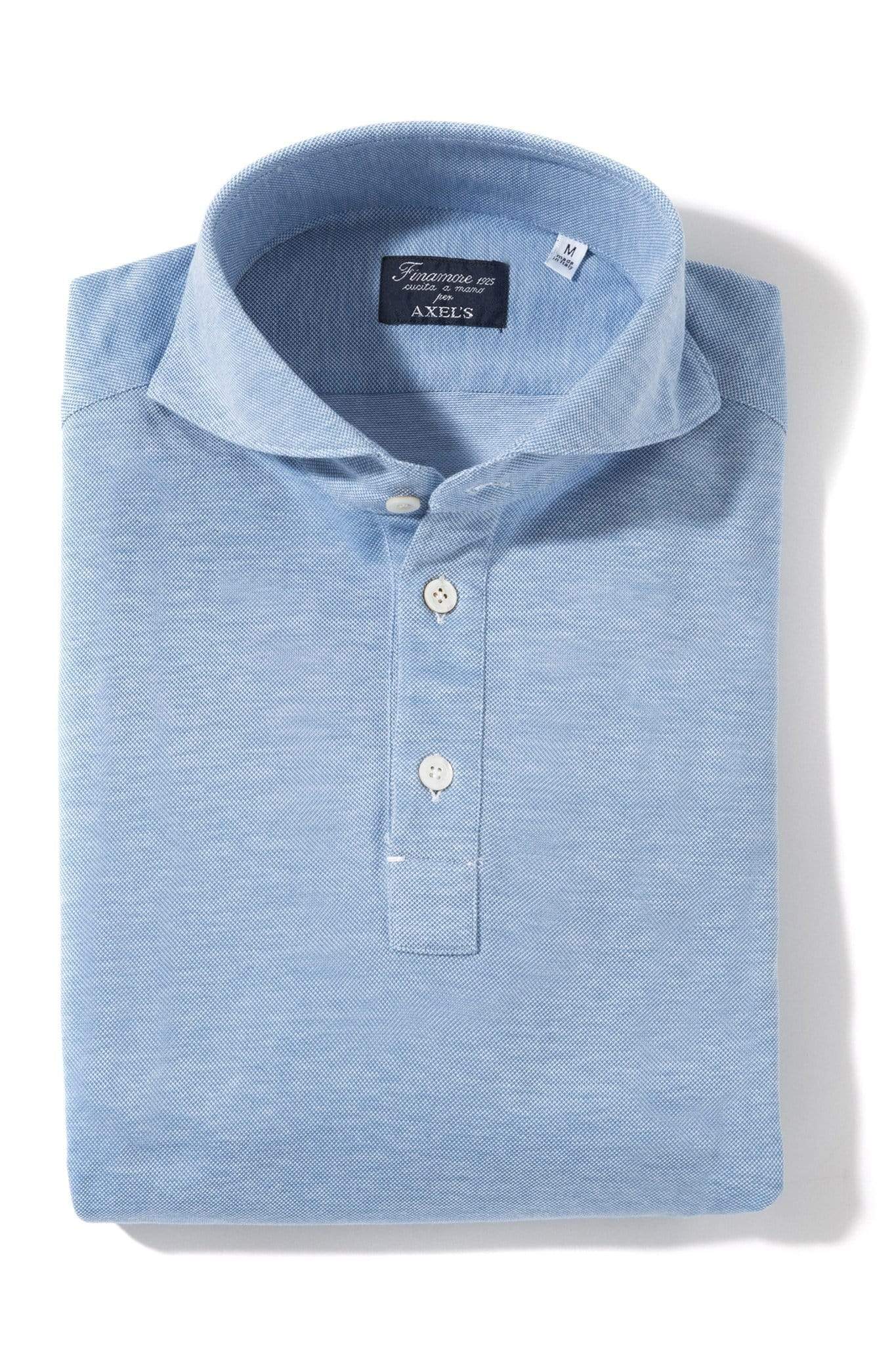 Gentile Jersey Long Sleeve Polo - AXEL'S