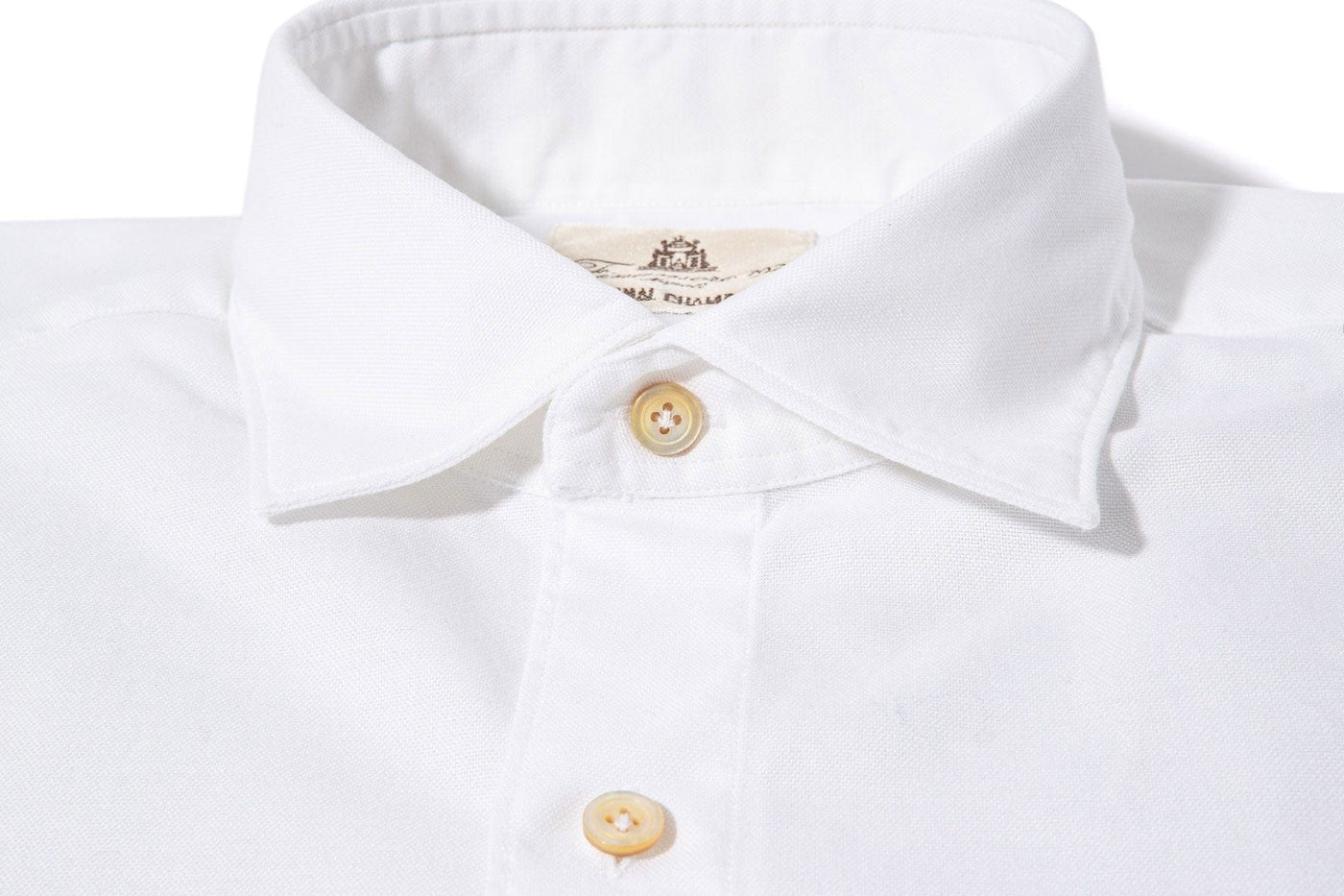 Lienz Chambray Shirt In White - AXEL'S