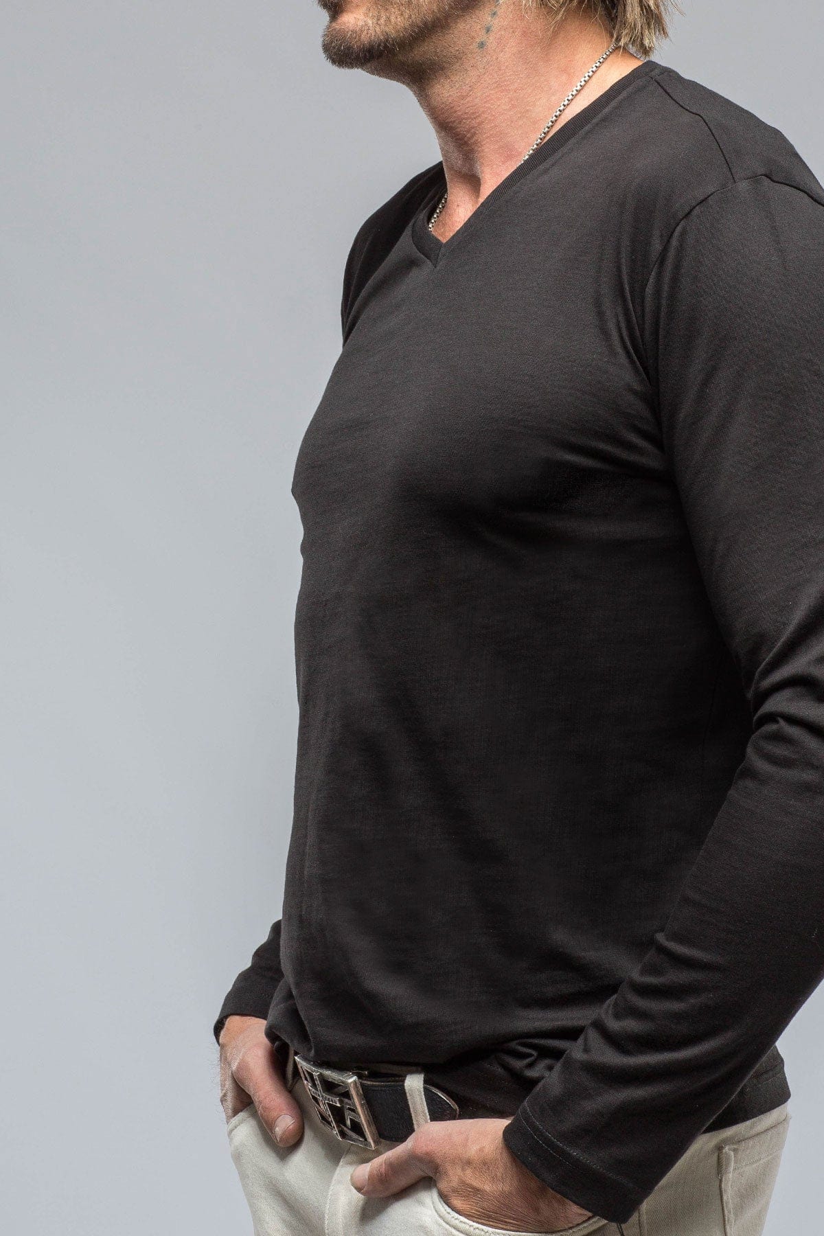 Georg Roth Del Mar LS V-Neck in Black – AXEL'S
