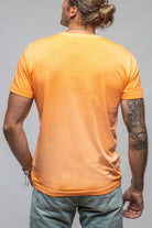 Siena Cotton V Neck In Orange - AXEL'S