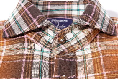Torbuorn Flannel In Brown - AXEL'S