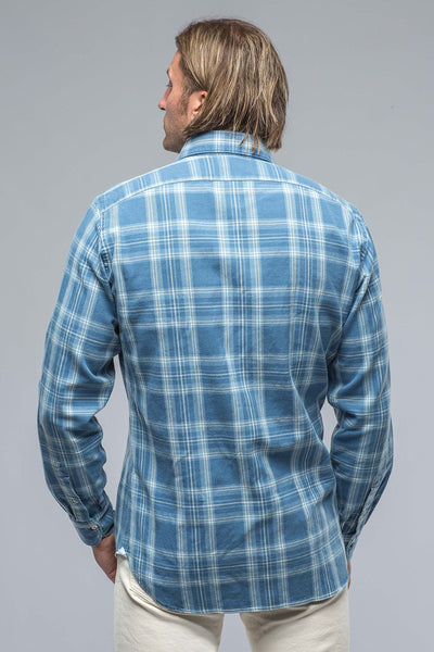 Edelman Shirt In Blue Scuro - AXEL'S