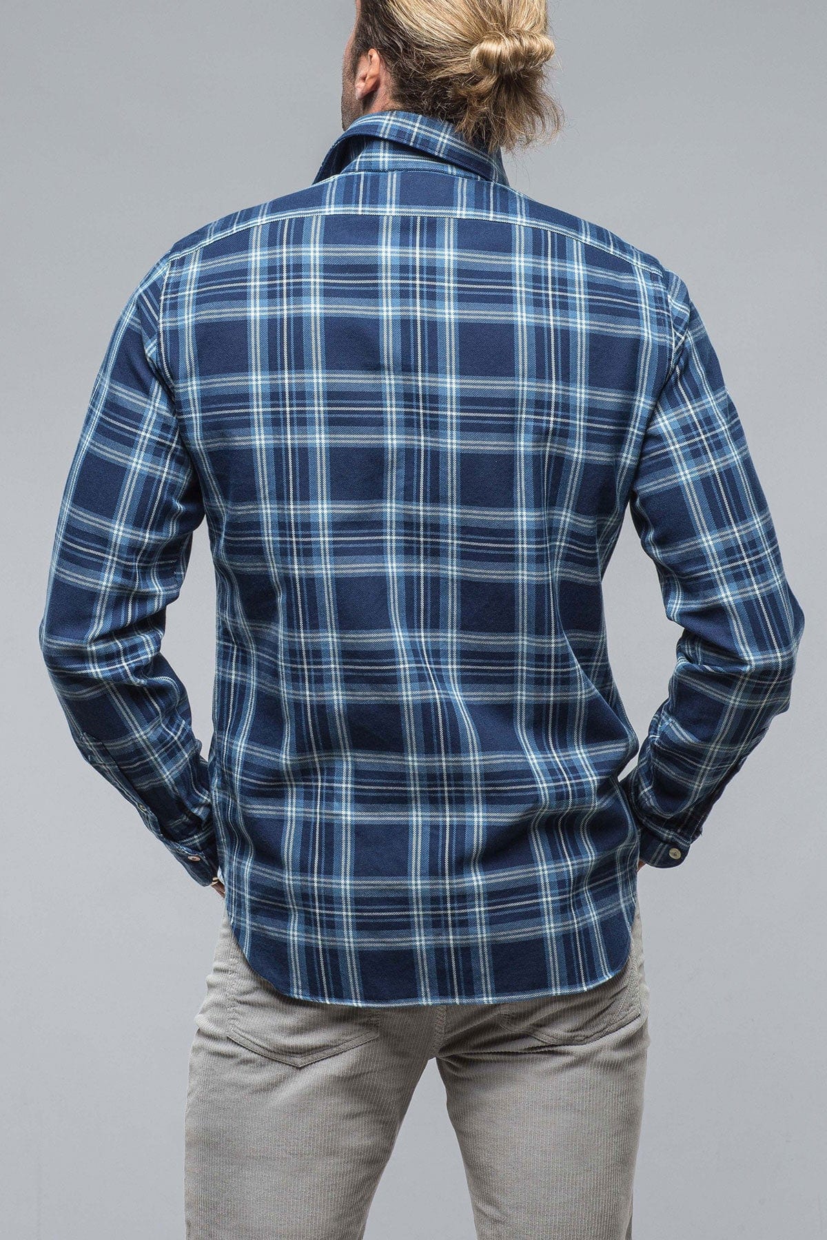 Giannetto Portofino Edelman Shirt In Blue Scuro