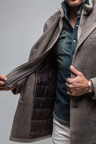 Leon Knit Jacket in Ice - AXEL'S