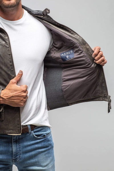 Leopardi Moto Hoodie in Black - AXEL'S