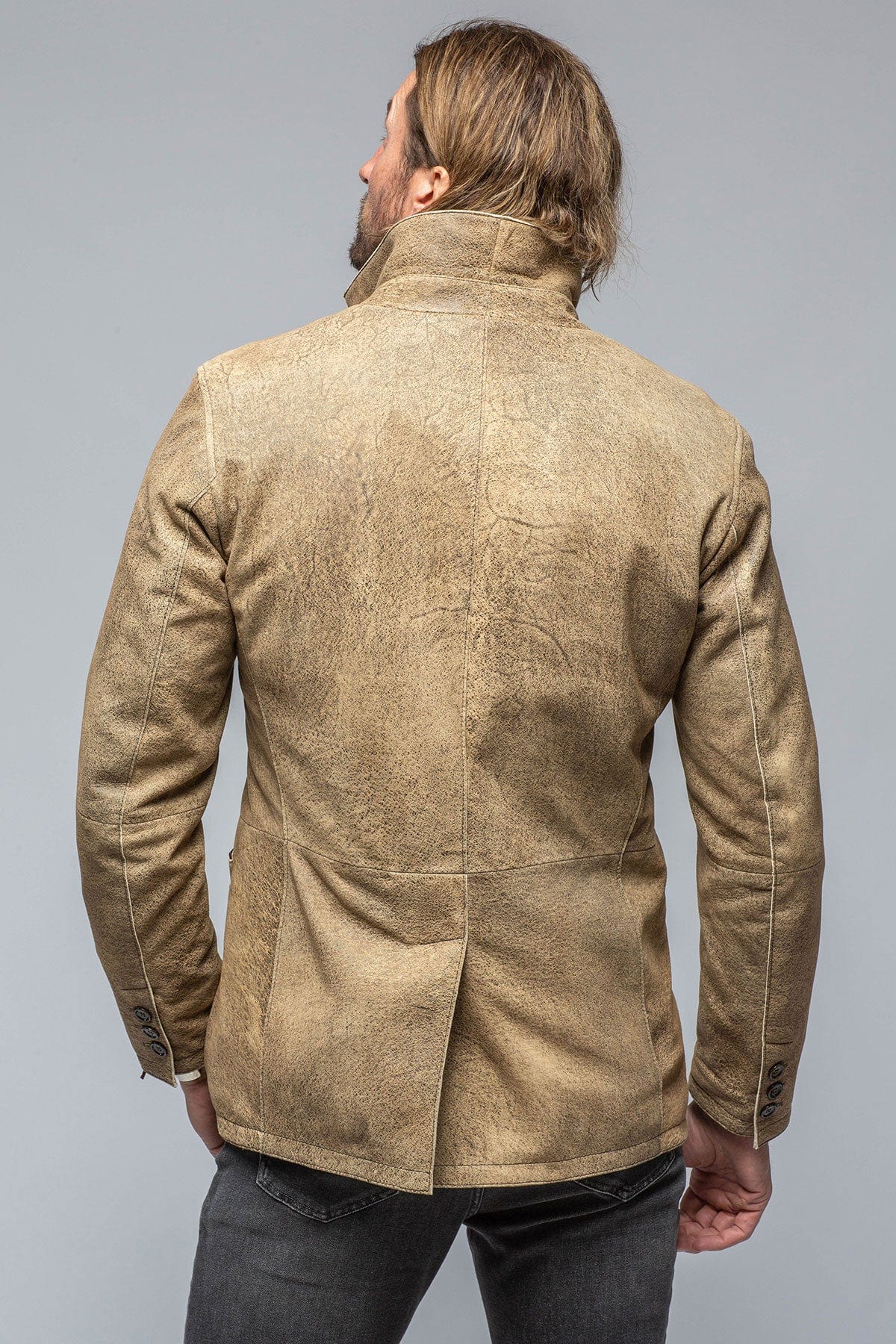 Mulholland Sport Jacket In Distressed Ice - AXEL'S