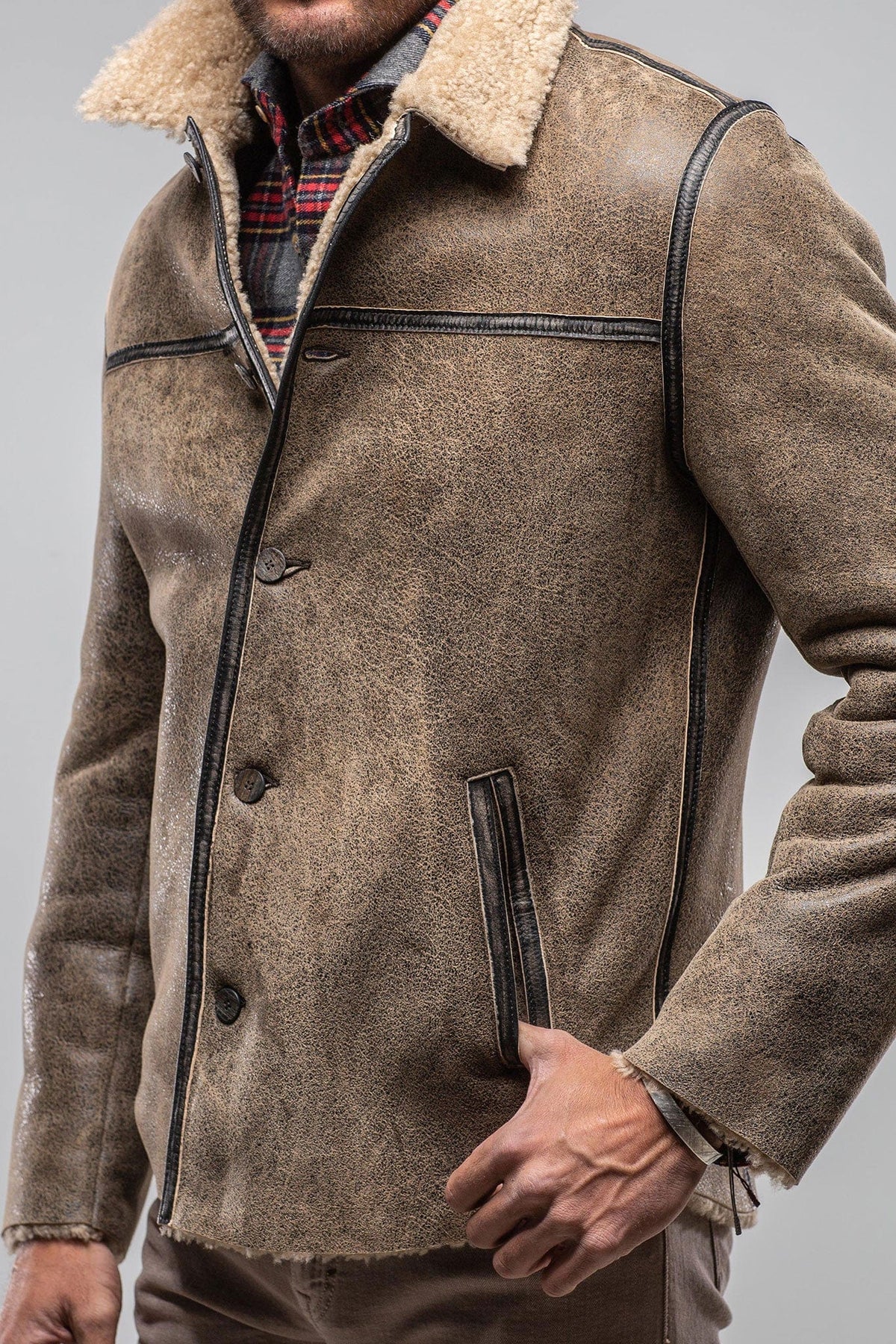 Men's Shearling Coats, Jackets, & Vests | Axel's – AXEL'S