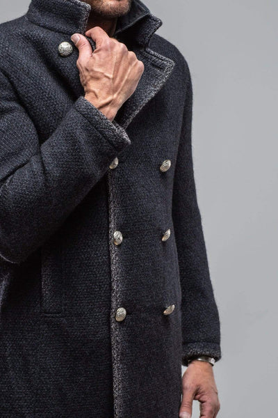 St. Christoff Wool Jacket In Navy - AXEL'S