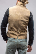 Trapp Notch Collared Vest In Vintage Grey - AXEL'S