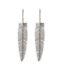 Diamond Feather Earrings - AXEL'S